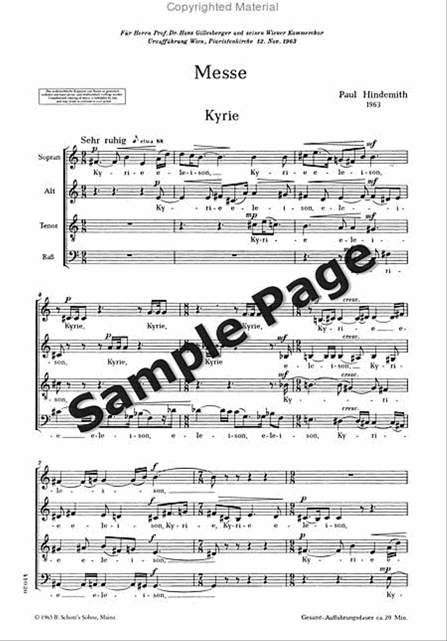 Messe 4-Part scores gallery preview page 4