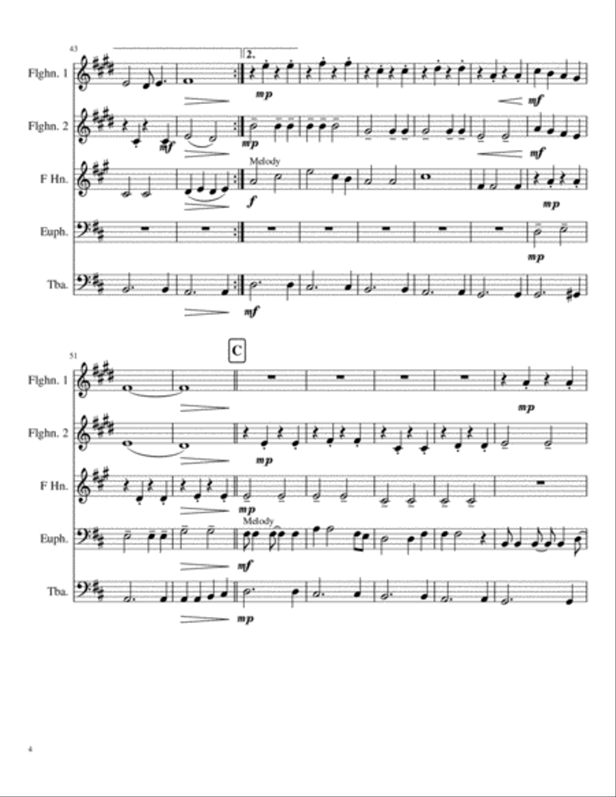 Streets Of London Brass Ensemble scores gallery preview page 4