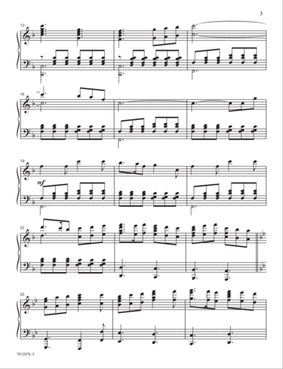 Glorious Morning! Glorious Morning! Piano Solo scores gallery preview page 3