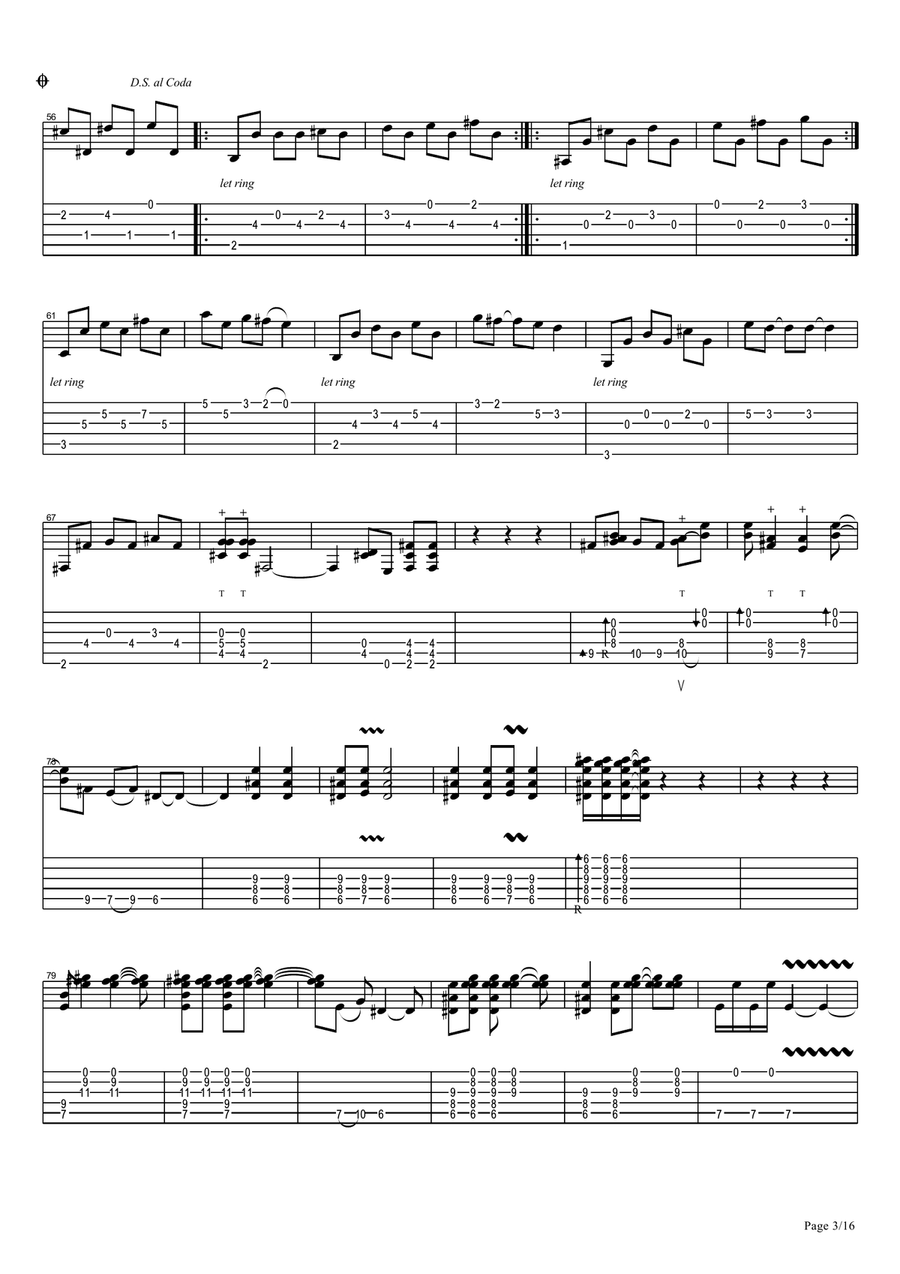 Vicente Amigo - Ciudad De Las Ideas - 8 - Ciudad De Las Ideas Acoustic Guitar scores gallery preview page 3