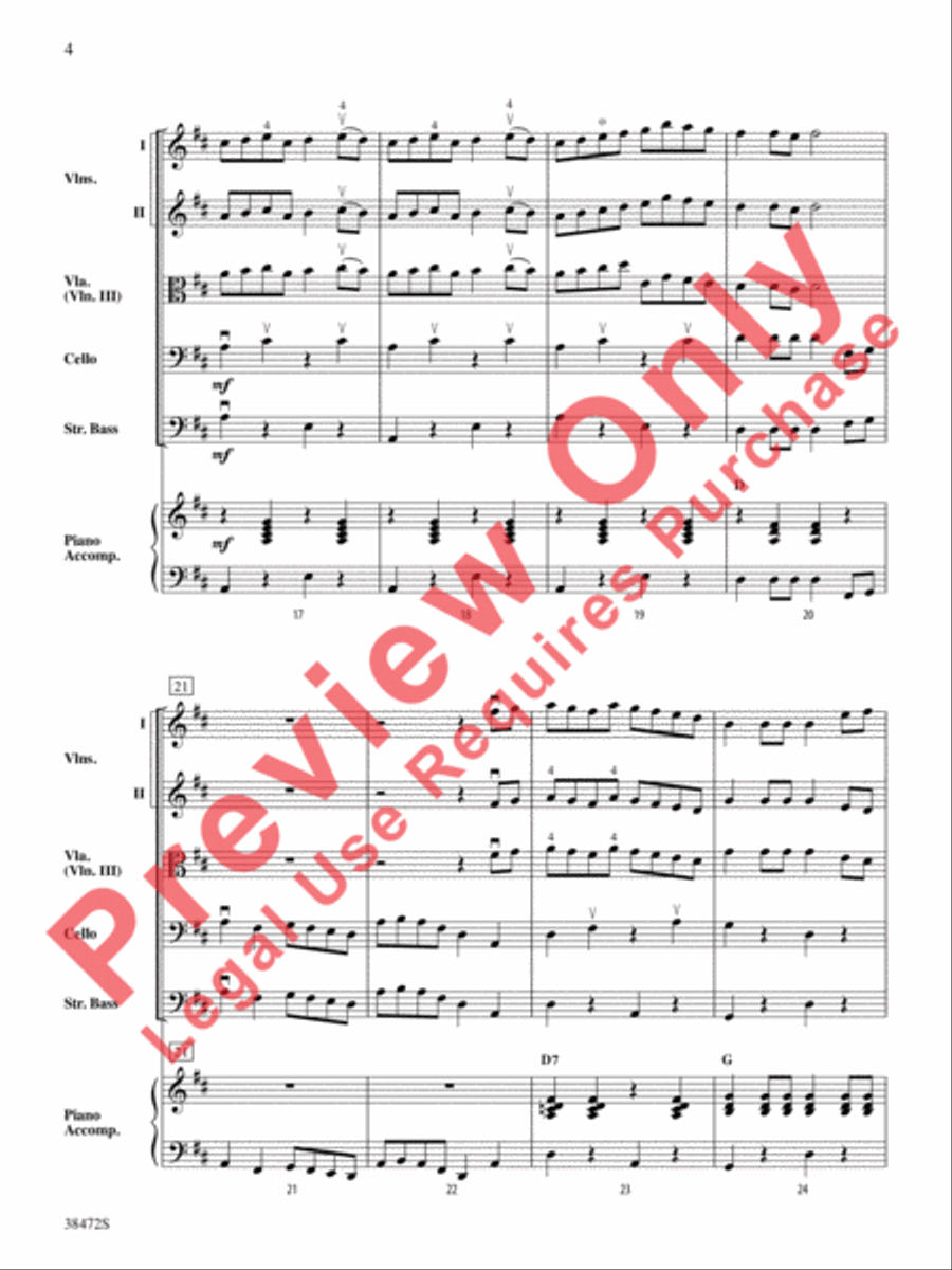 Ragtime Annie String Orchestra scores gallery preview page 5