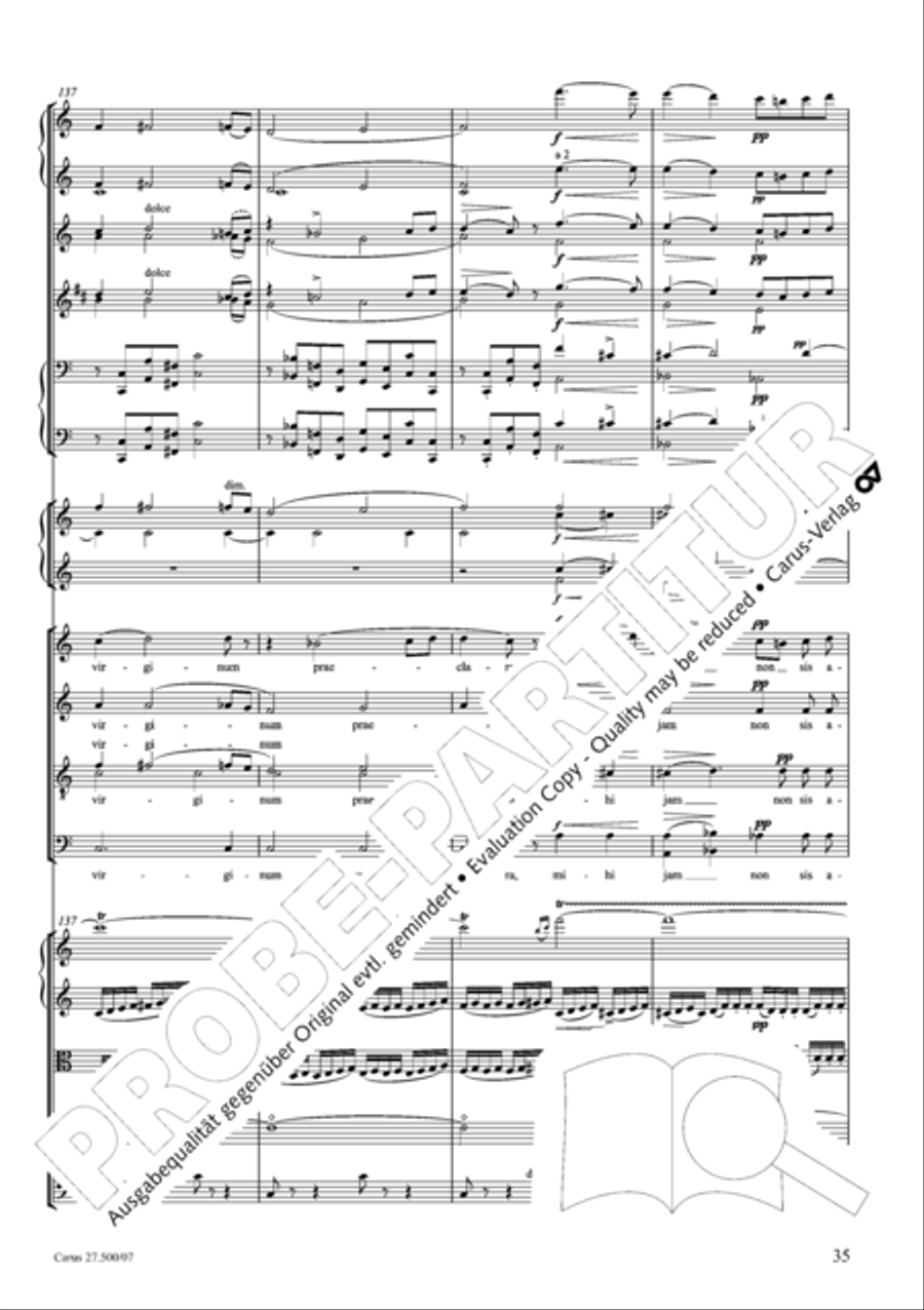 Quattro pezzi sacri Orchestra scores gallery preview page 36