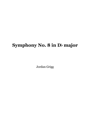 Book cover for Symphony No.8 in D flat major Score and parts