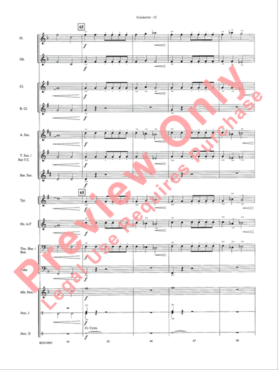 Ceremonium Ceremonium Concert Band scores gallery preview page 16