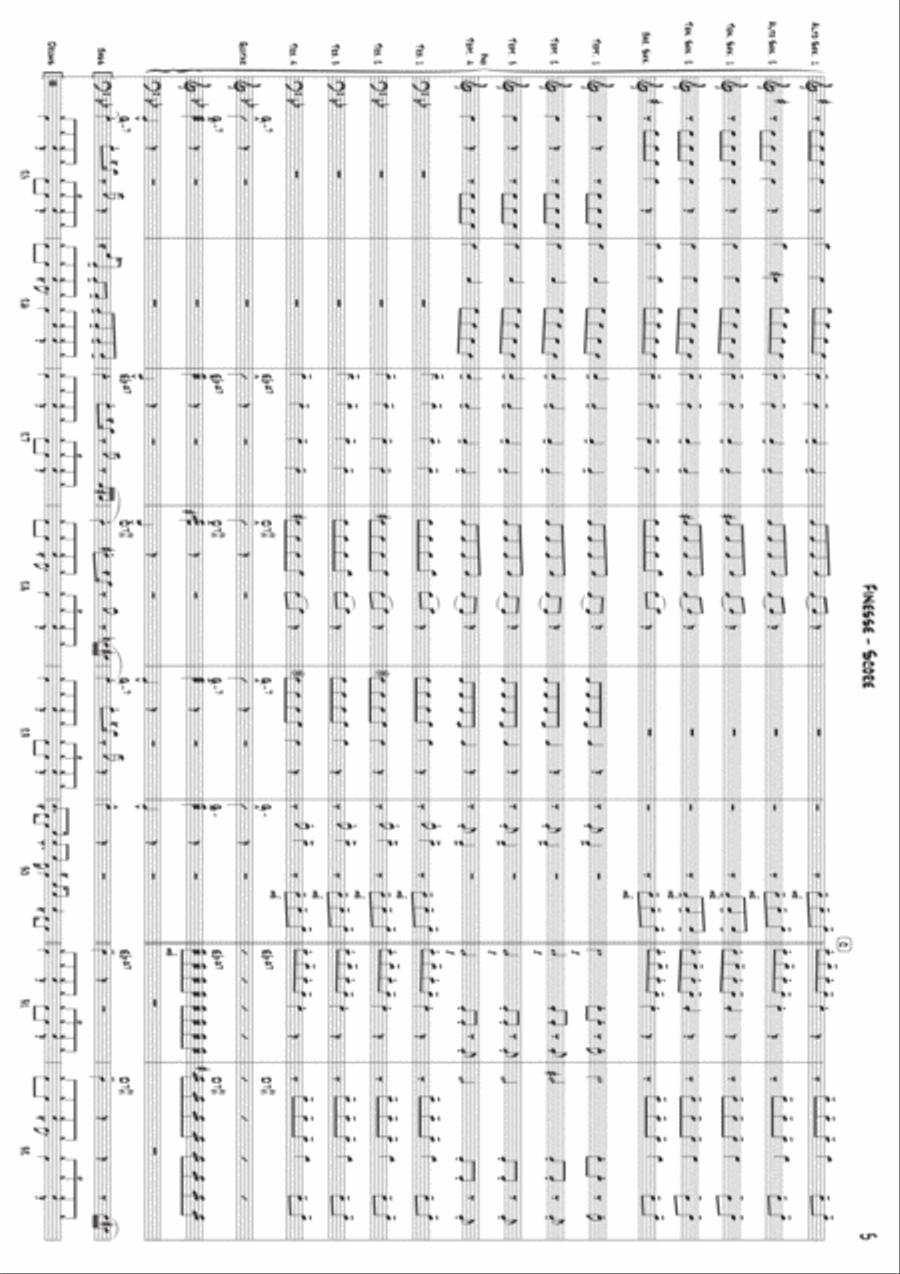 Finesse Jazz Ensemble scores gallery preview page 5