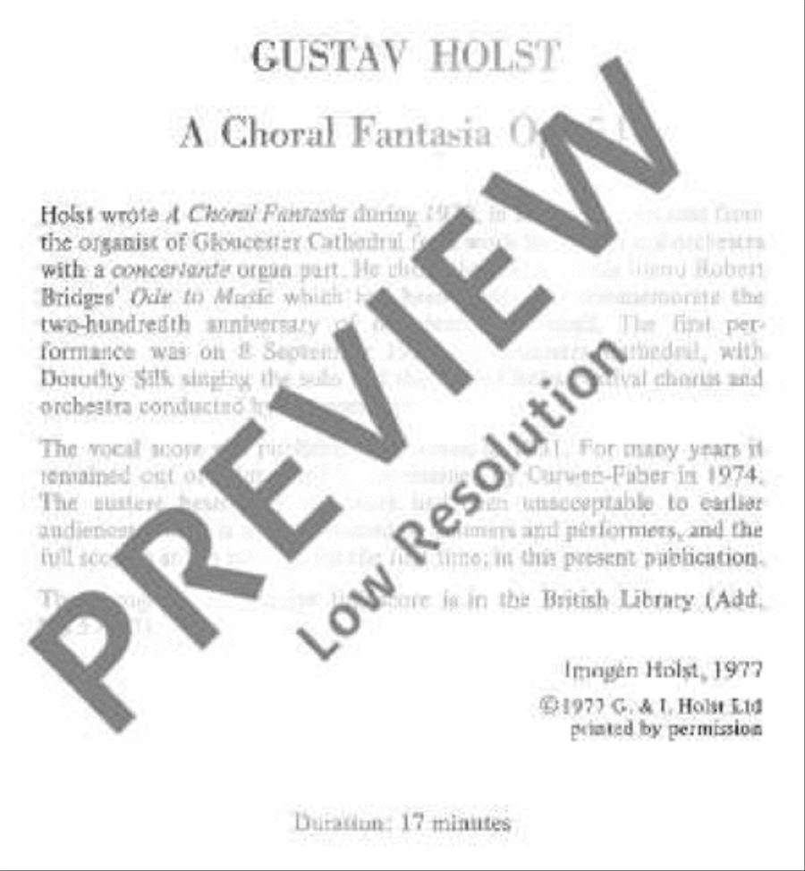 A Choral Fantasia Choir scores gallery preview page 4