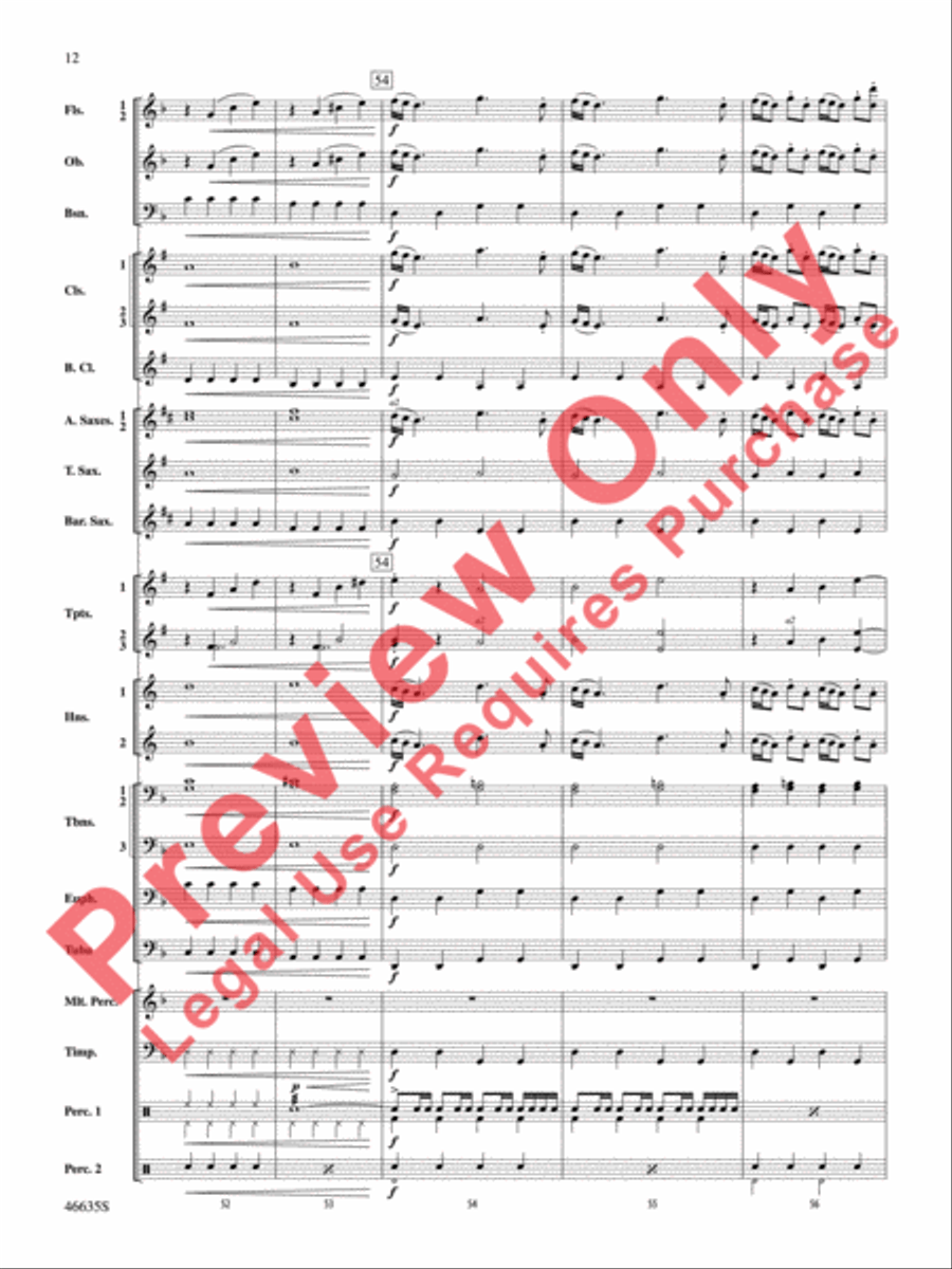 Best of the West! Concert Band scores gallery preview page 13