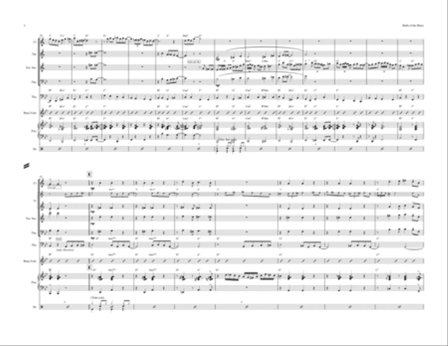 The Birth Of The Blues Large Ensemble scores gallery preview page 2