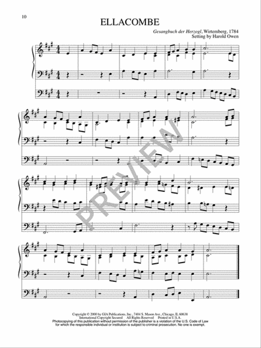 Twenty-Five Organ Harmonizations - Volume 1 Organ scores gallery preview page 12