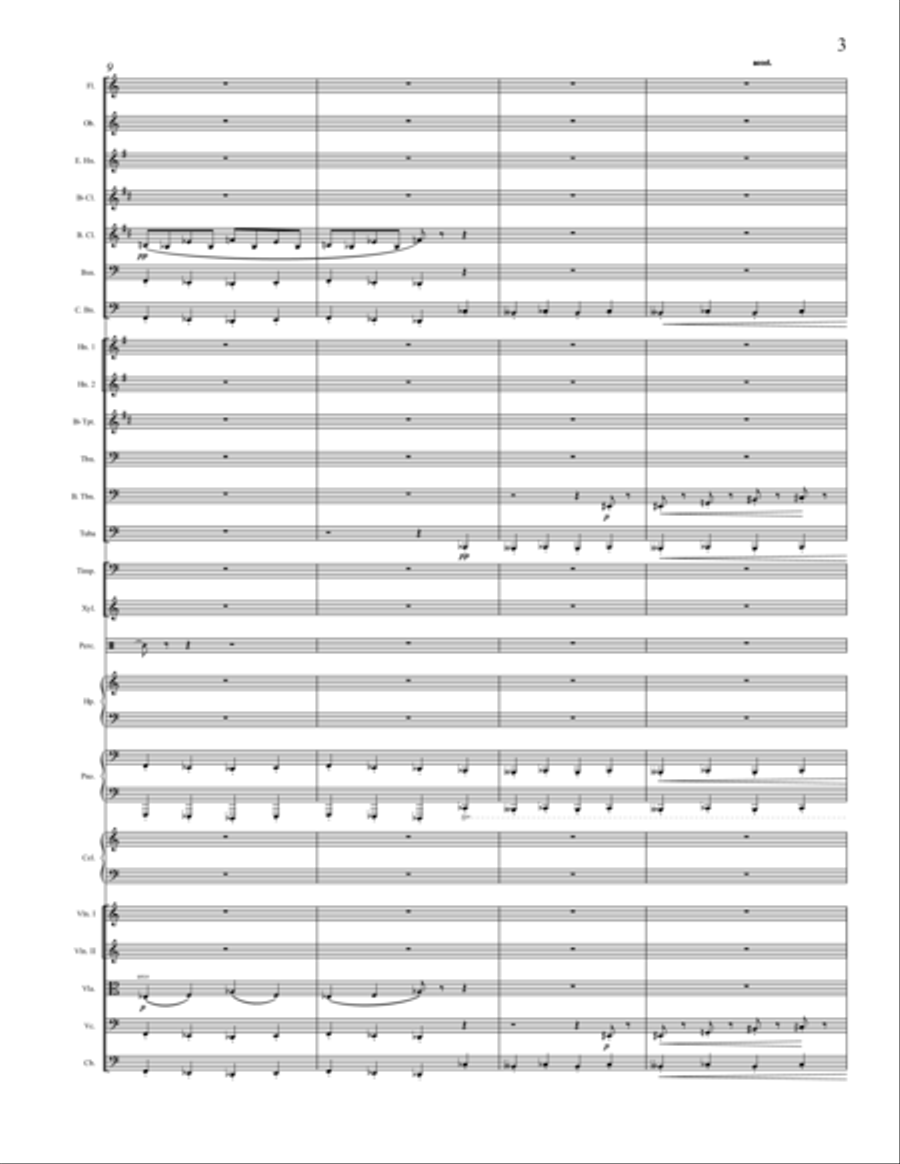 E. Satie – Heures Séculaires et Instantanées, 1914 Full Orchestra scores gallery preview page 3