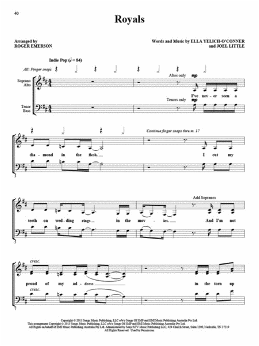 Top Hits Top Hits 4-Part scores gallery preview page 5