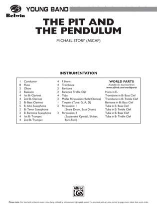 The Pit and the Pendulum: Score