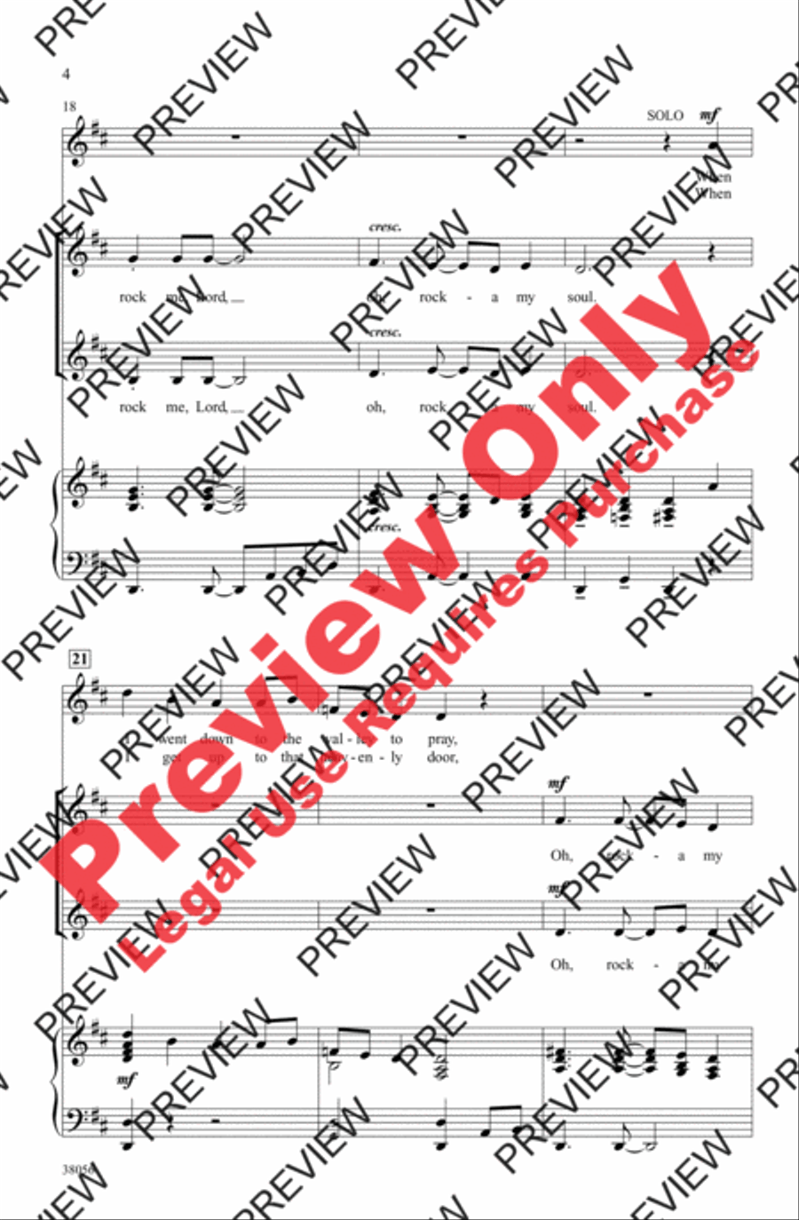 Rock Me, Lord 2-Part scores gallery preview page 4