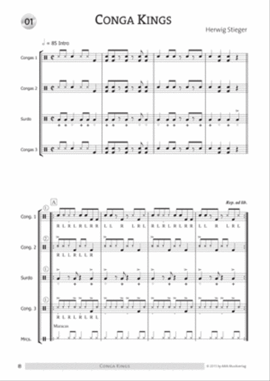 Ethno Percussion, Vol. 1 Full Orchestra scores gallery preview page 3