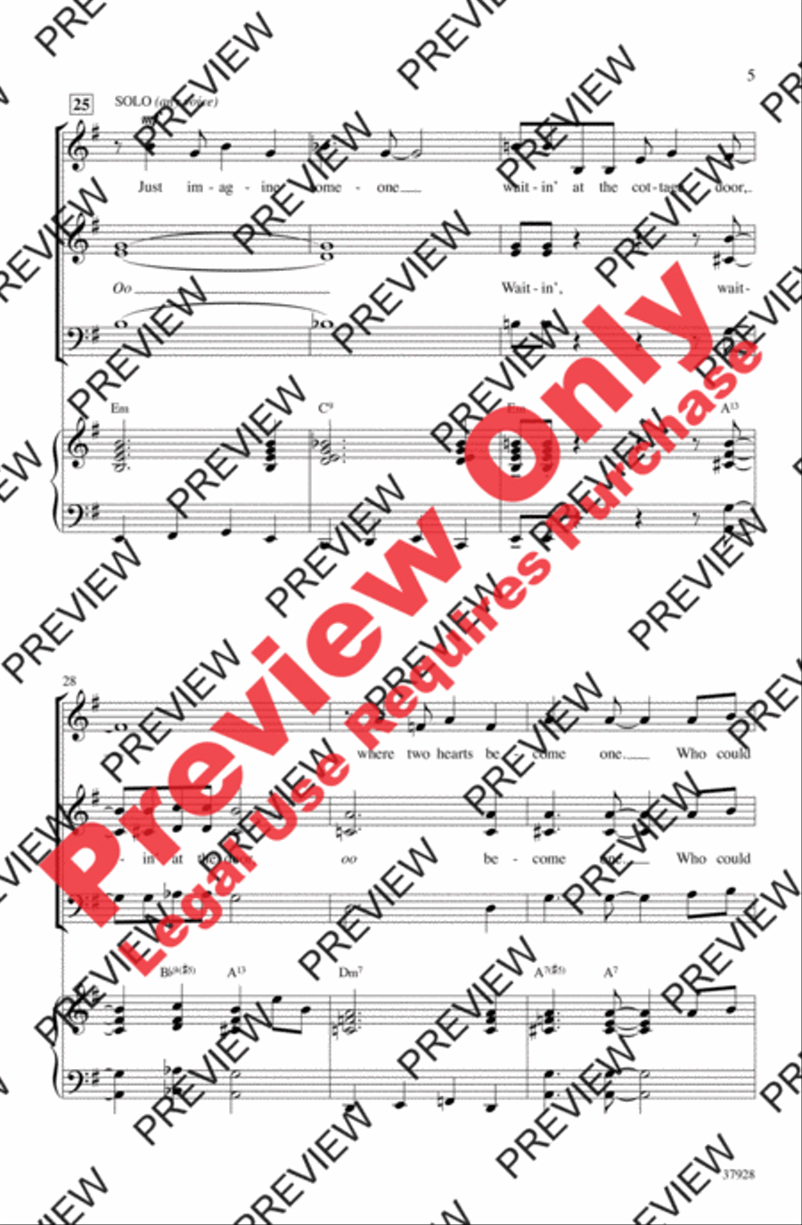 Nice Work If You Can Get It 3-Part scores gallery preview page 5