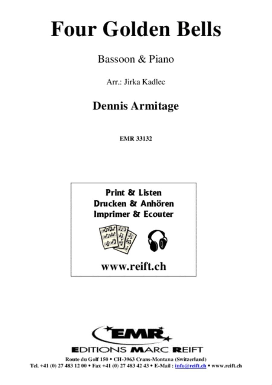 Four Golden Bells Bassoon Solo scores gallery preview page 2