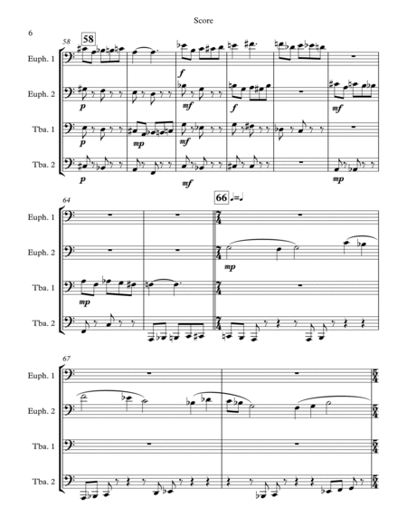 Eutuba for Tuba/Euphonium Quartet image number null