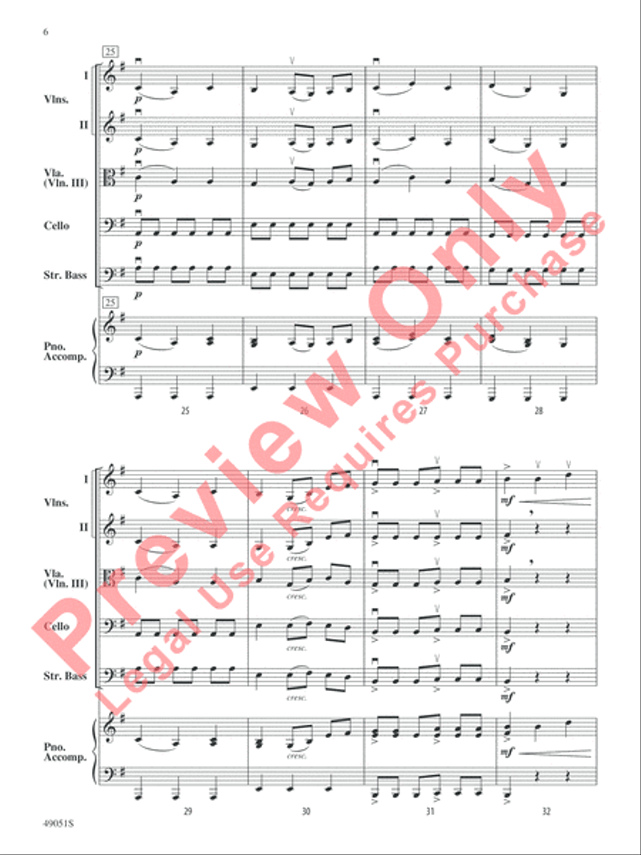 G Force String Orchestra scores gallery preview page 7