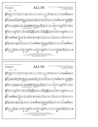 Book cover for ALL IN (arr. Tom Wallace) - Trumpet 2