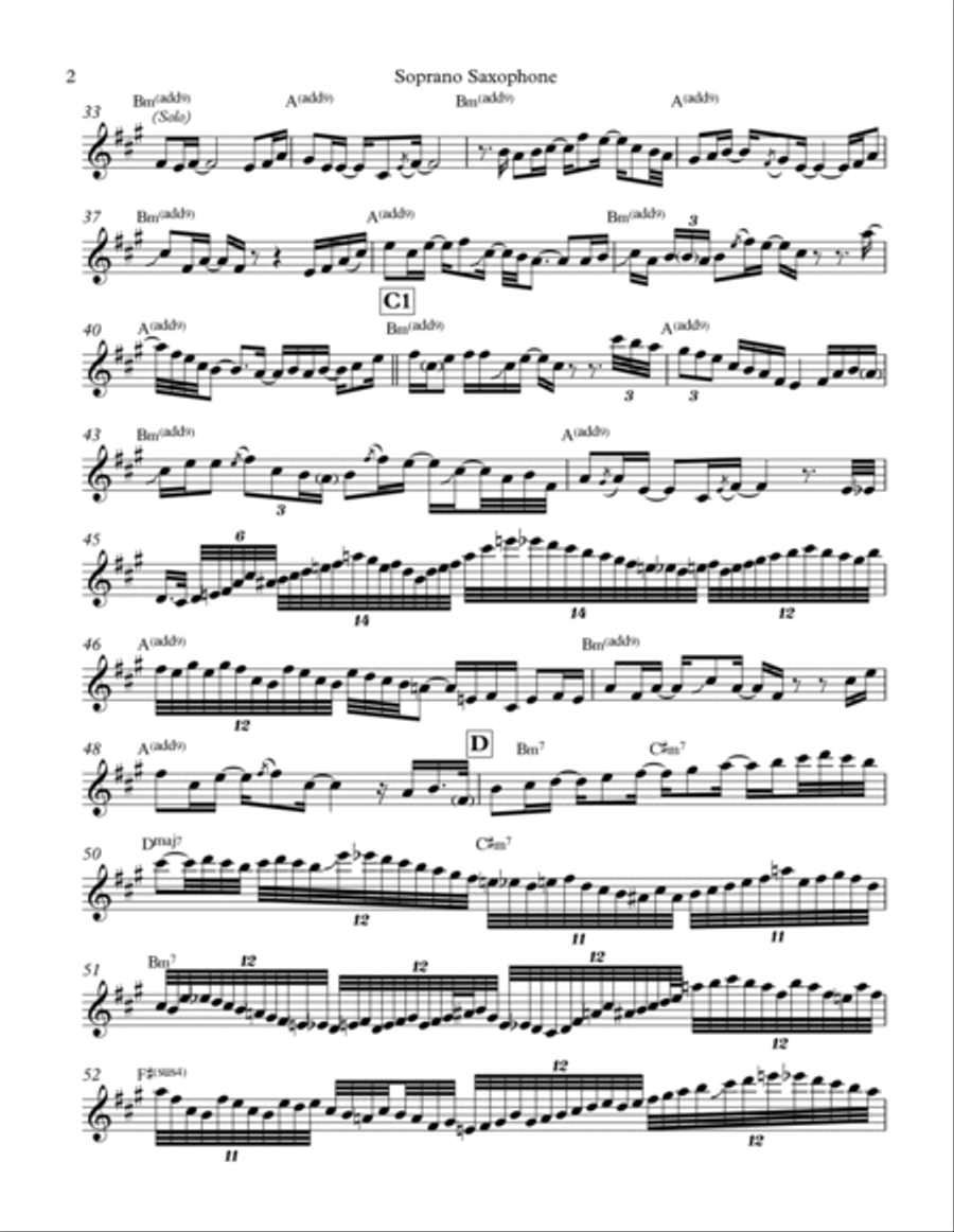Songbird Soprano Saxophone scores gallery preview page 2
