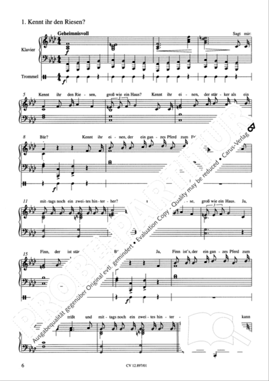 Giant Finn Unison Choir scores gallery preview page 6