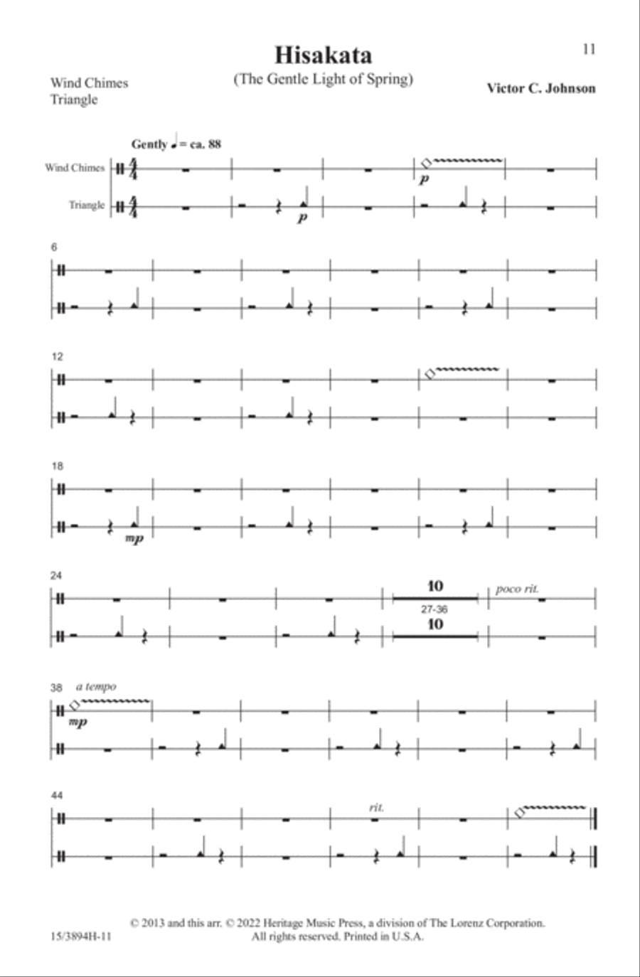Hisakata 3-Part scores gallery preview page 11