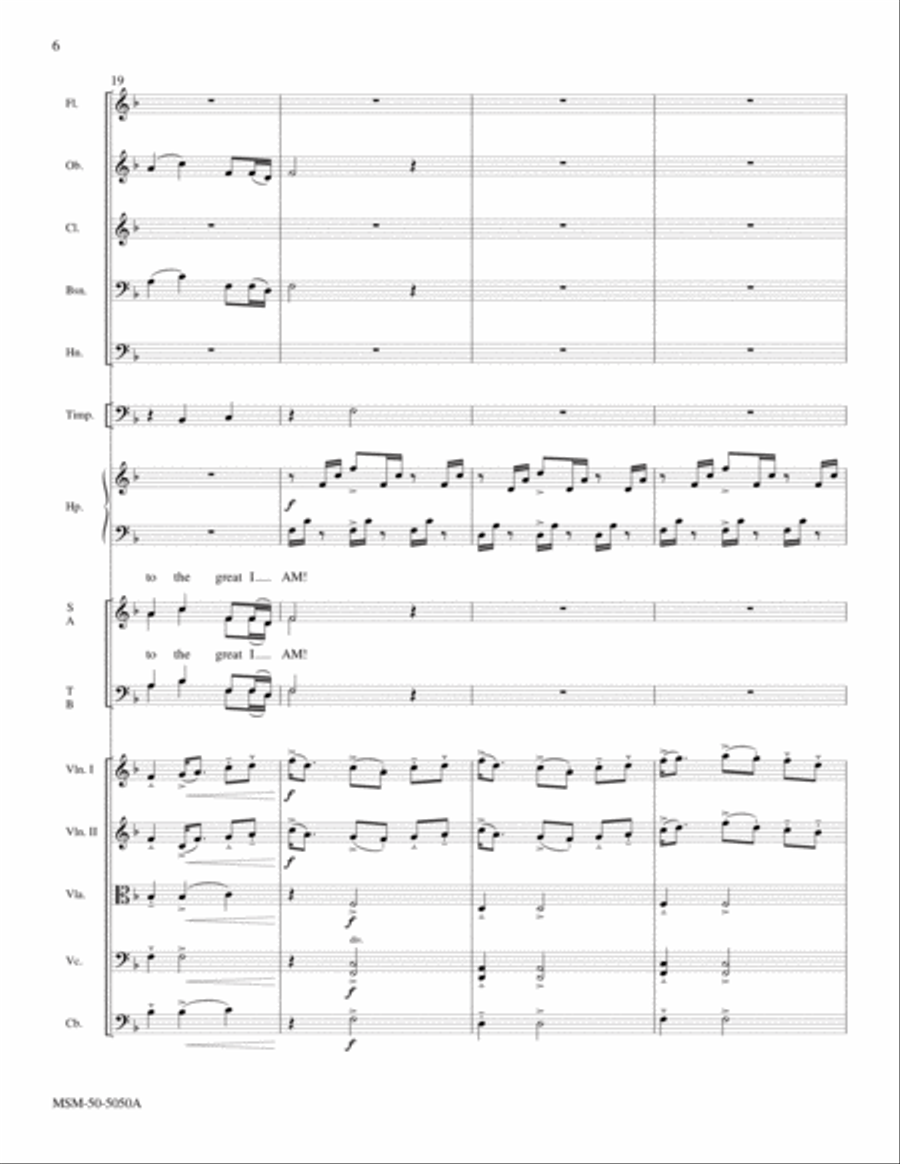 Hark, I Hear the Harps Eternal Choir scores gallery preview page 6