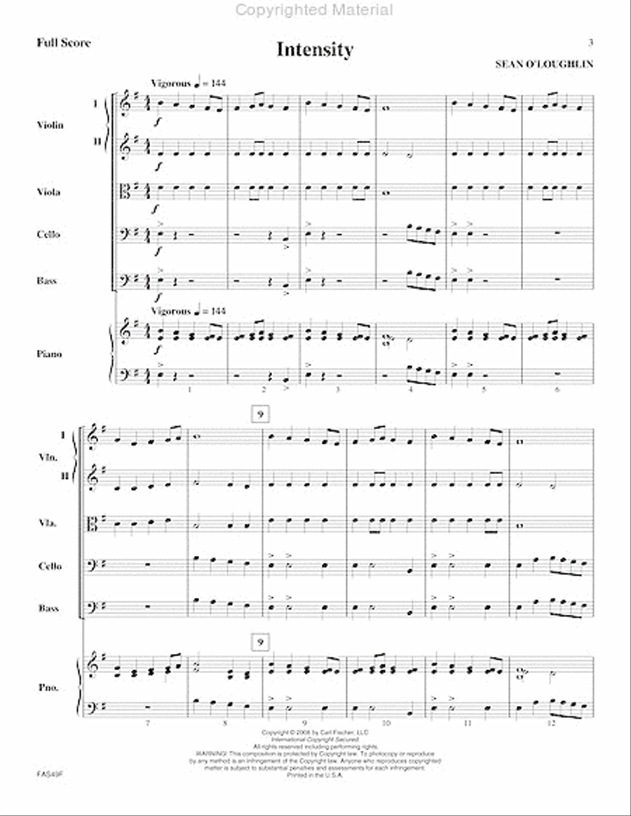 Intensity String Orchestra scores gallery preview page 4