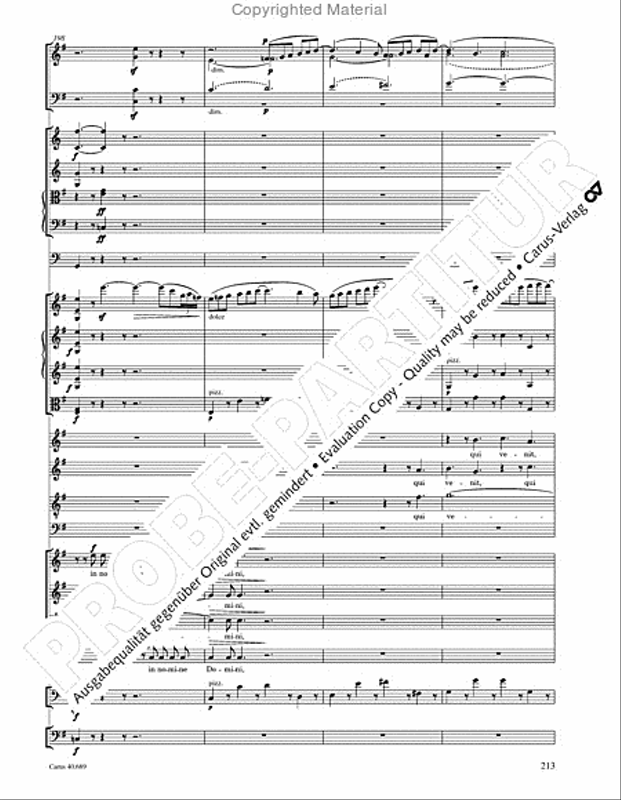 Missa solemnis Missa solemnis 4-Part scores gallery preview page 229