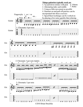 23 Left Hand Exercises for Guitar