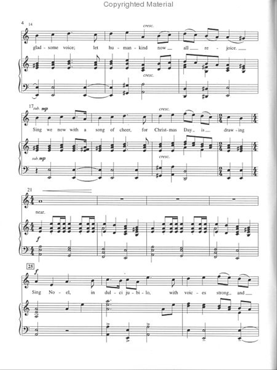 Christmas for Solo Singers Voice scores gallery preview page 4