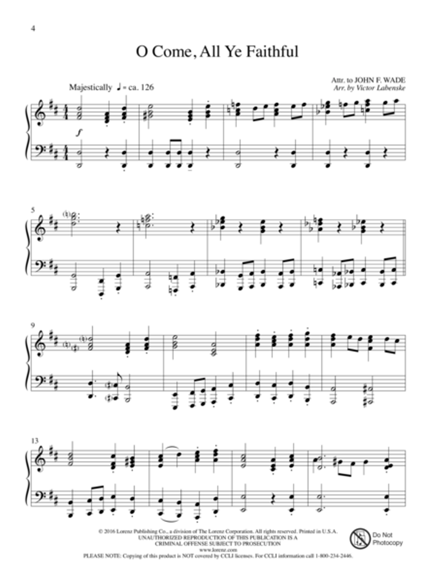 Christmas Impressions Piano Solo scores gallery preview page 2