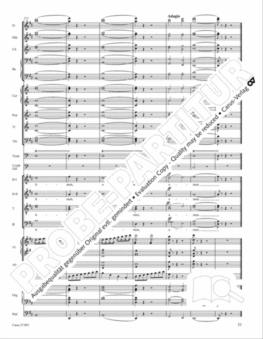 Messe solennelle de sainte Cecile STB scores gallery preview page 64