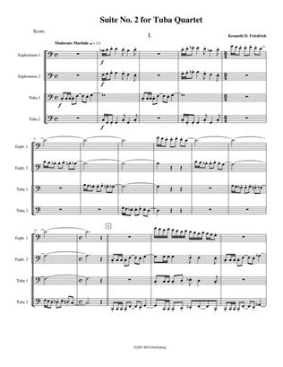Suite No. 2 for Tuba Quartet