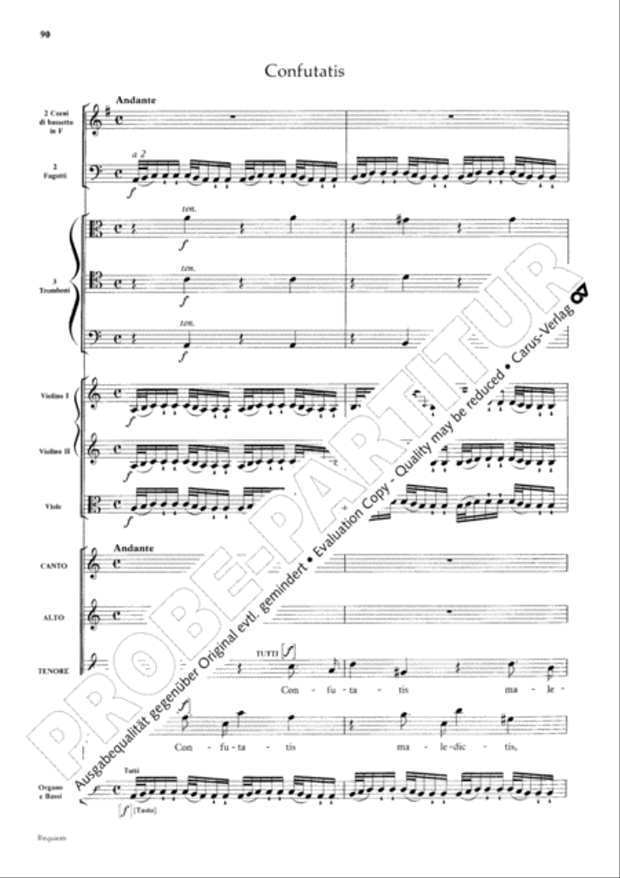 Requiem 4-Part scores gallery preview page 97