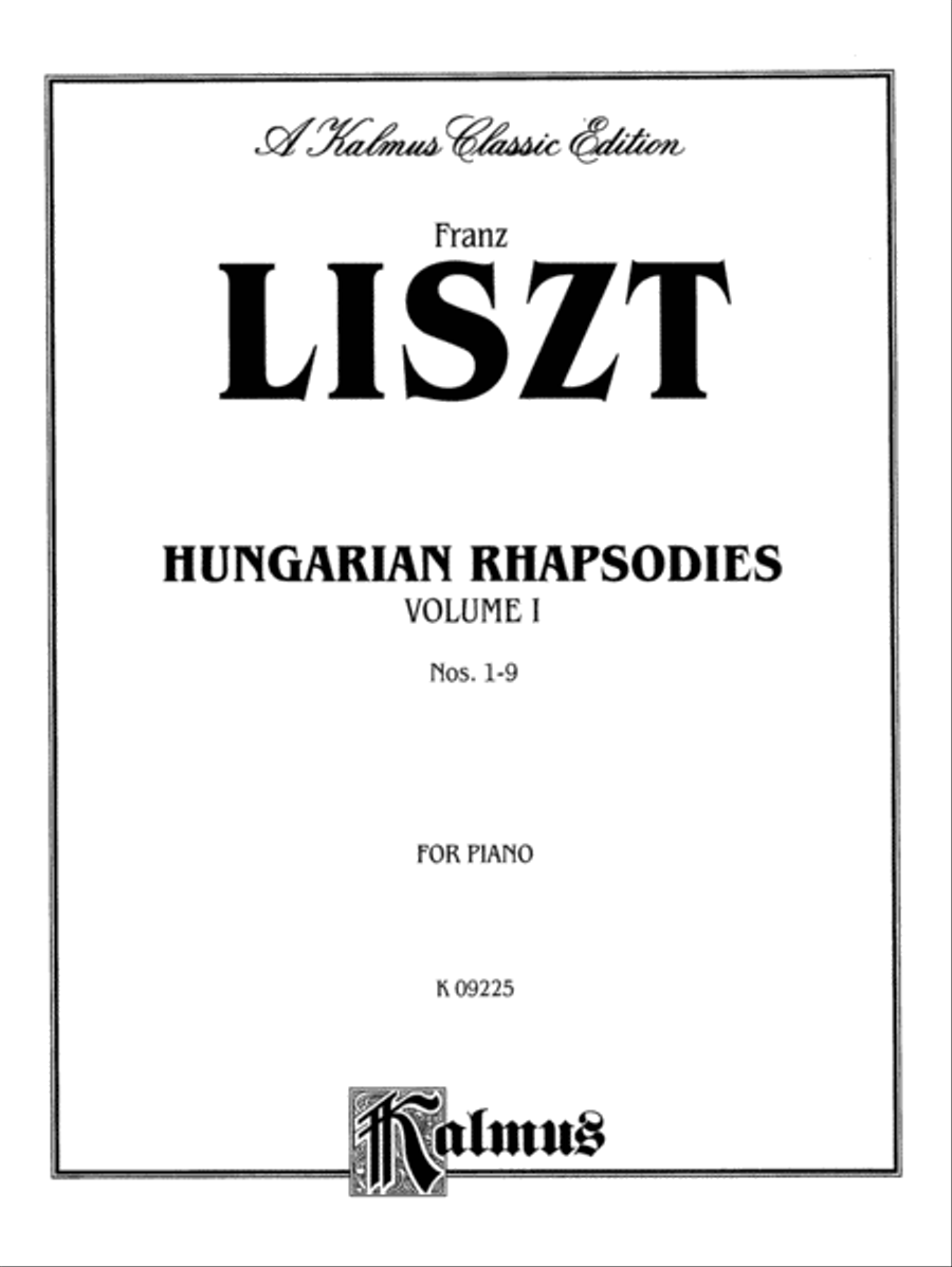 Hungarian Rhapsodies, Volume 1 Piano Solo scores gallery preview page 2