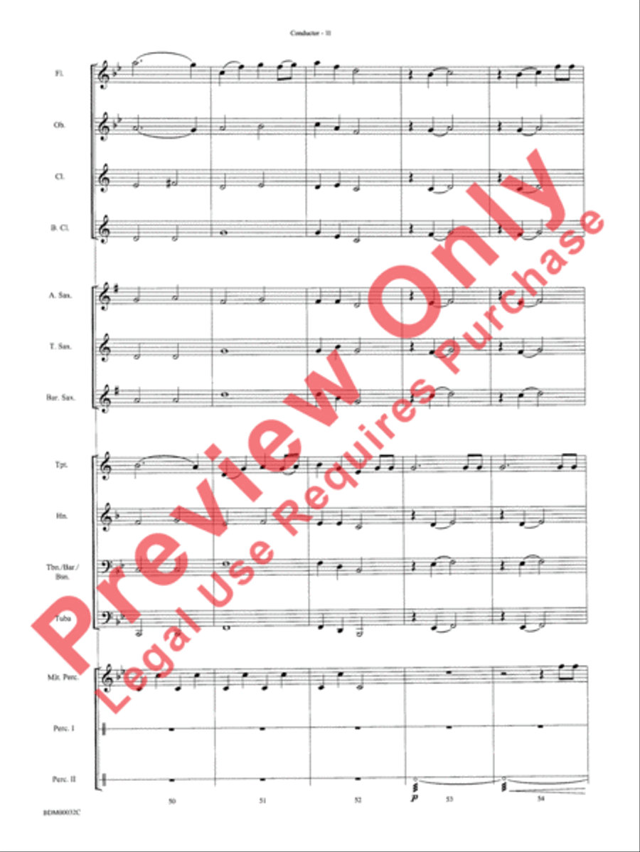 Spectrum Concert Band scores gallery preview page 14