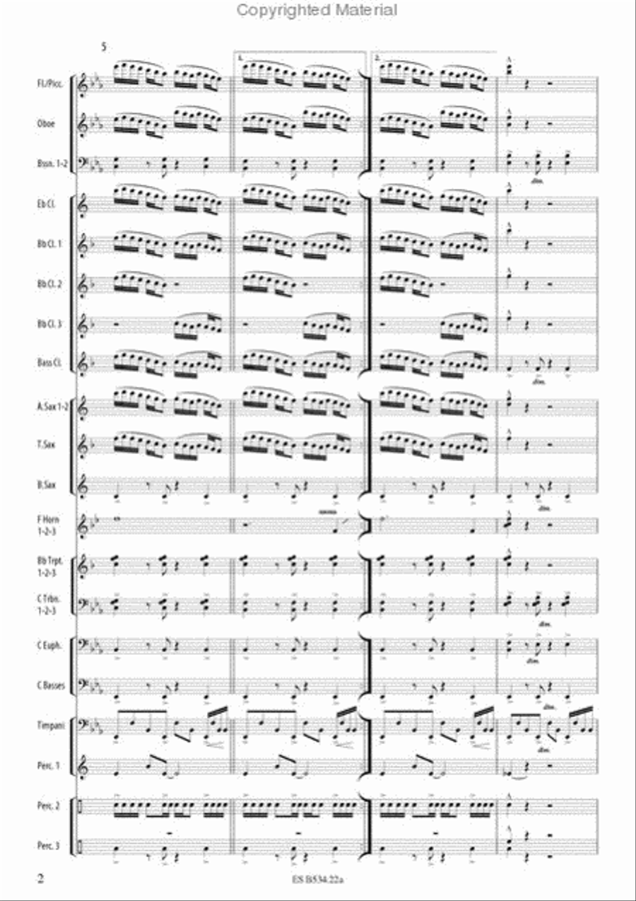 Euphoria Concert Band scores gallery preview page 4