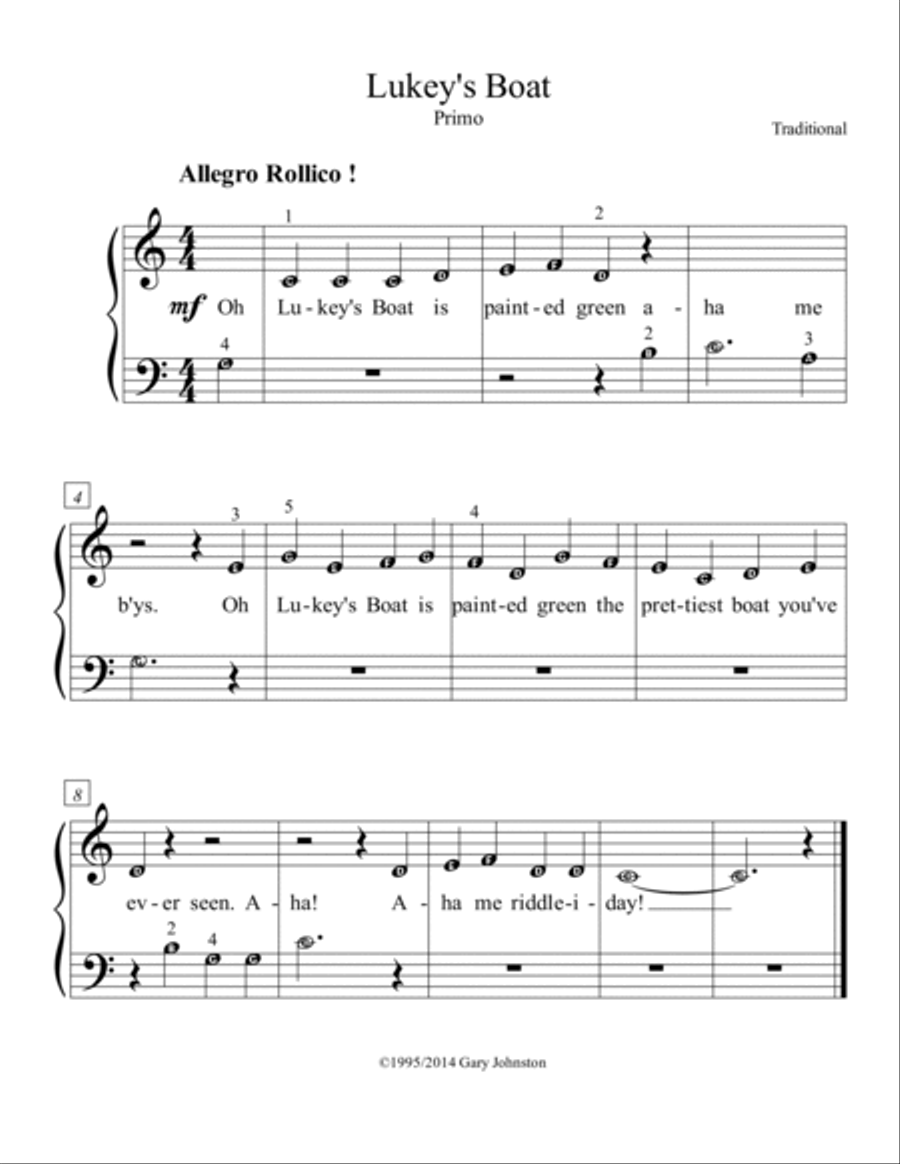 Dandelion and Crackies Teeth Easy Piano scores gallery preview page 3