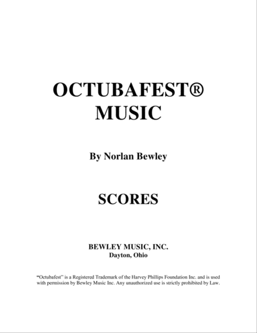 Octubafest Music Score Book - Tuba/Euphonium Quartet Euphonium Quartet scores gallery preview page 1