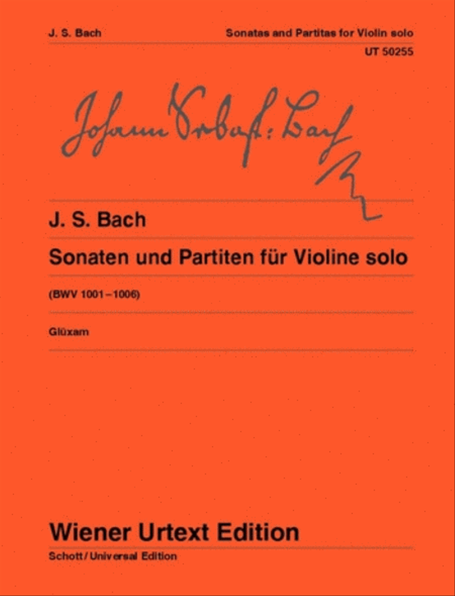 Sonatas and Partitas Chamber Music scores gallery preview page 1