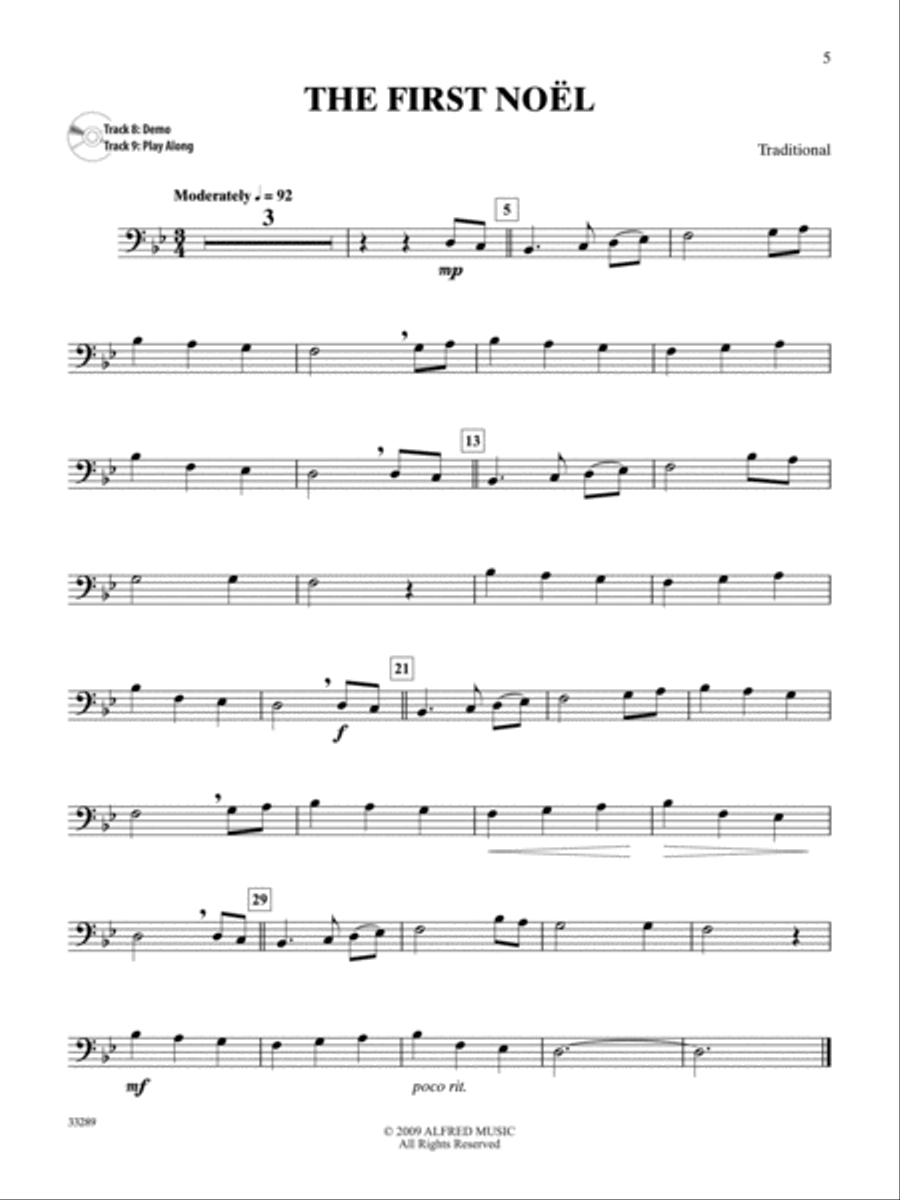 Easy Christmas Instrumental Solos, Level 1 image number null