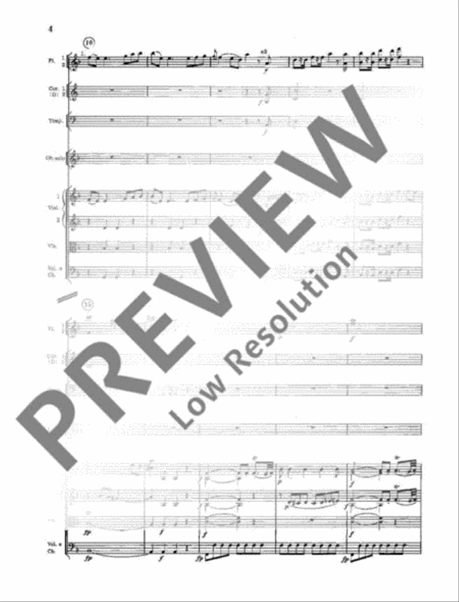 Concerto No. 1 D minor Orchestra scores gallery preview page 5