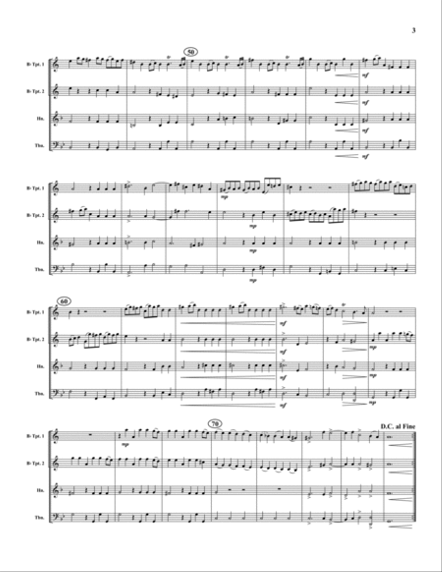 Festive Brass Album Horn scores gallery preview page 5