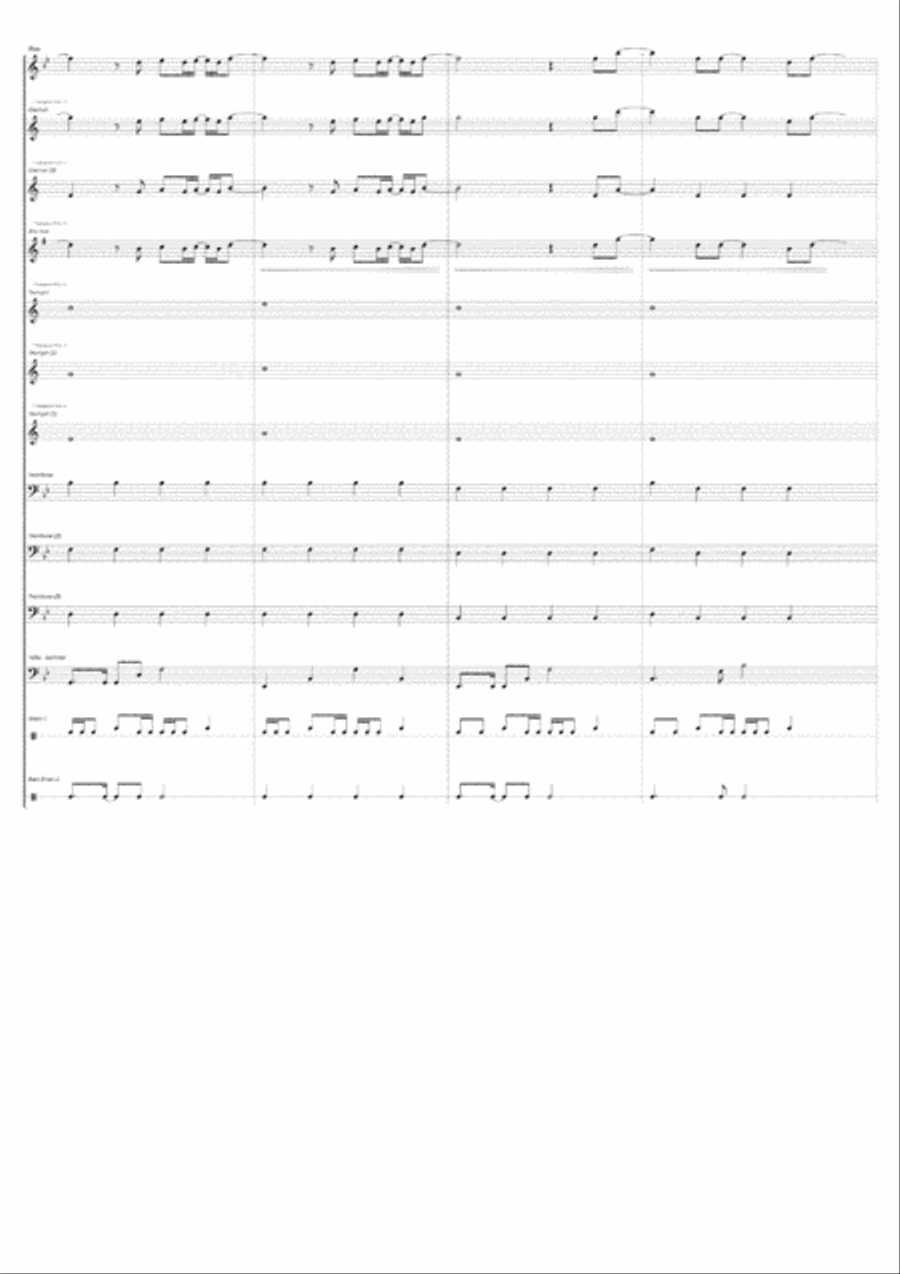 How Great Is Our God - Score Only Marching Band scores gallery preview page 3