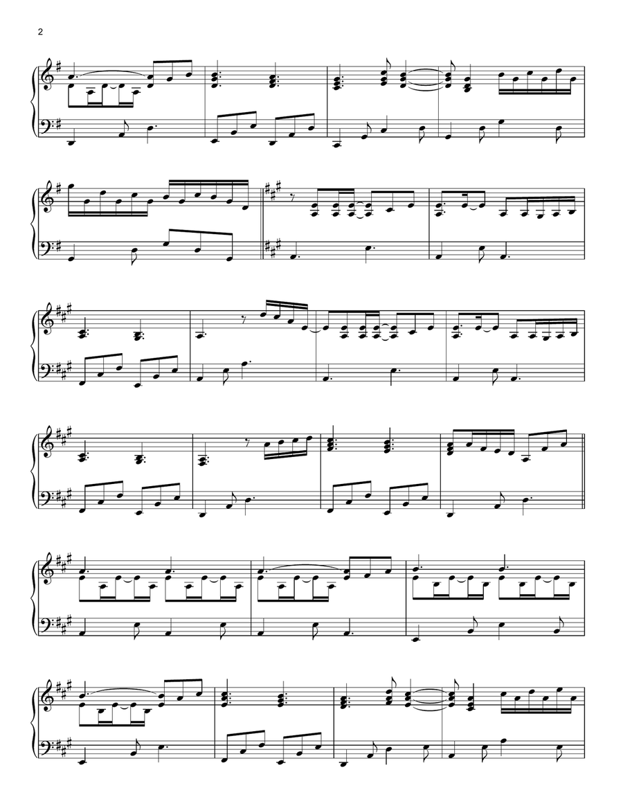 Who You Say I Am Piano Solo scores gallery preview page 2