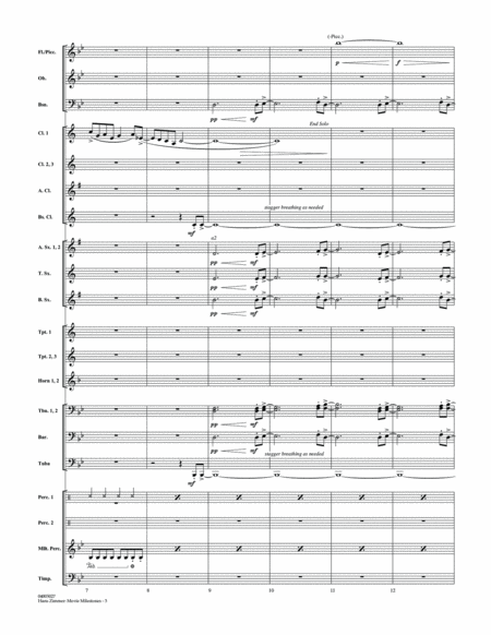 Hans Zimmer: Movie Milestones - Conductor Score (Full Score)