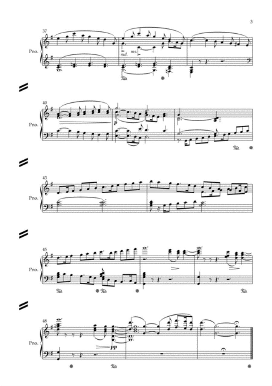 Saint-Saëns: Oratorio de Noël, 5 soli, SSAA choir, harp, organ and strings. Vocal Score SSAA scores gallery preview page 5