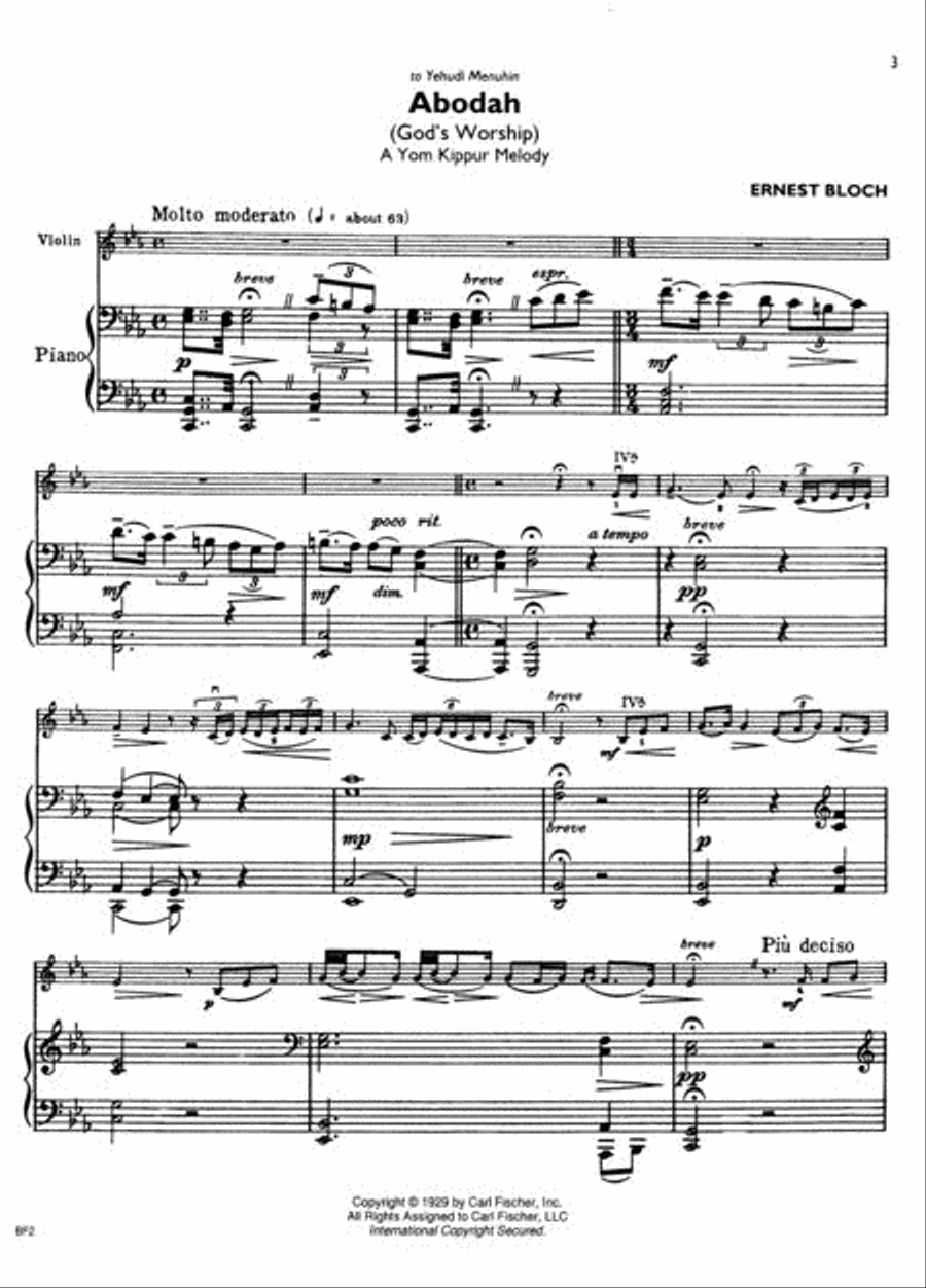 Music For Violin And Piano Violin Solo scores gallery preview page 3