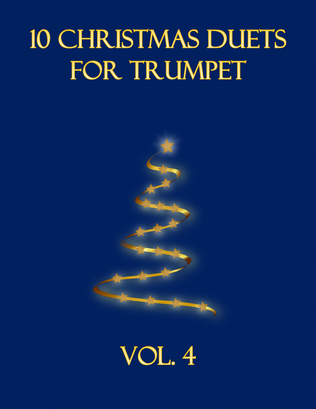 Book cover for 10 Christmas Duets for Trumpet (Vol. 4)